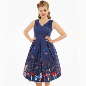 Lindy Bop “Alice in Wonderland” Swing Dress